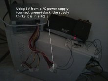 Using a PC power supply