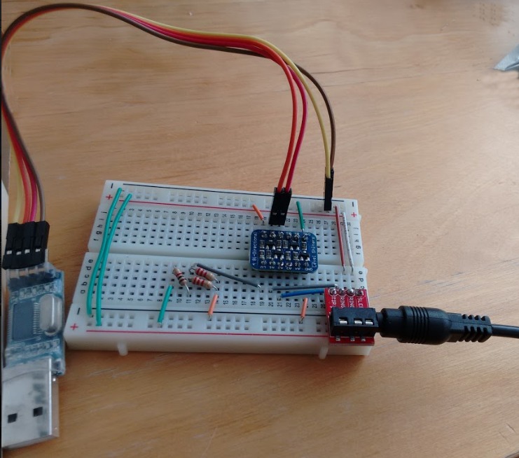 Cleaned-up breadboard