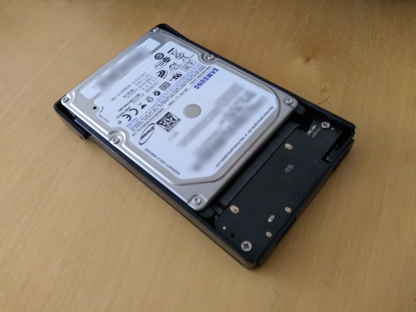 So you have a case for a 2.5'' drive...