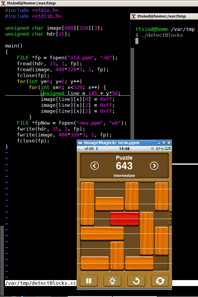 Hunting down the tile coordinates